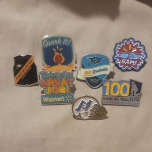 Walmart Themed Pin Set - Multicolor